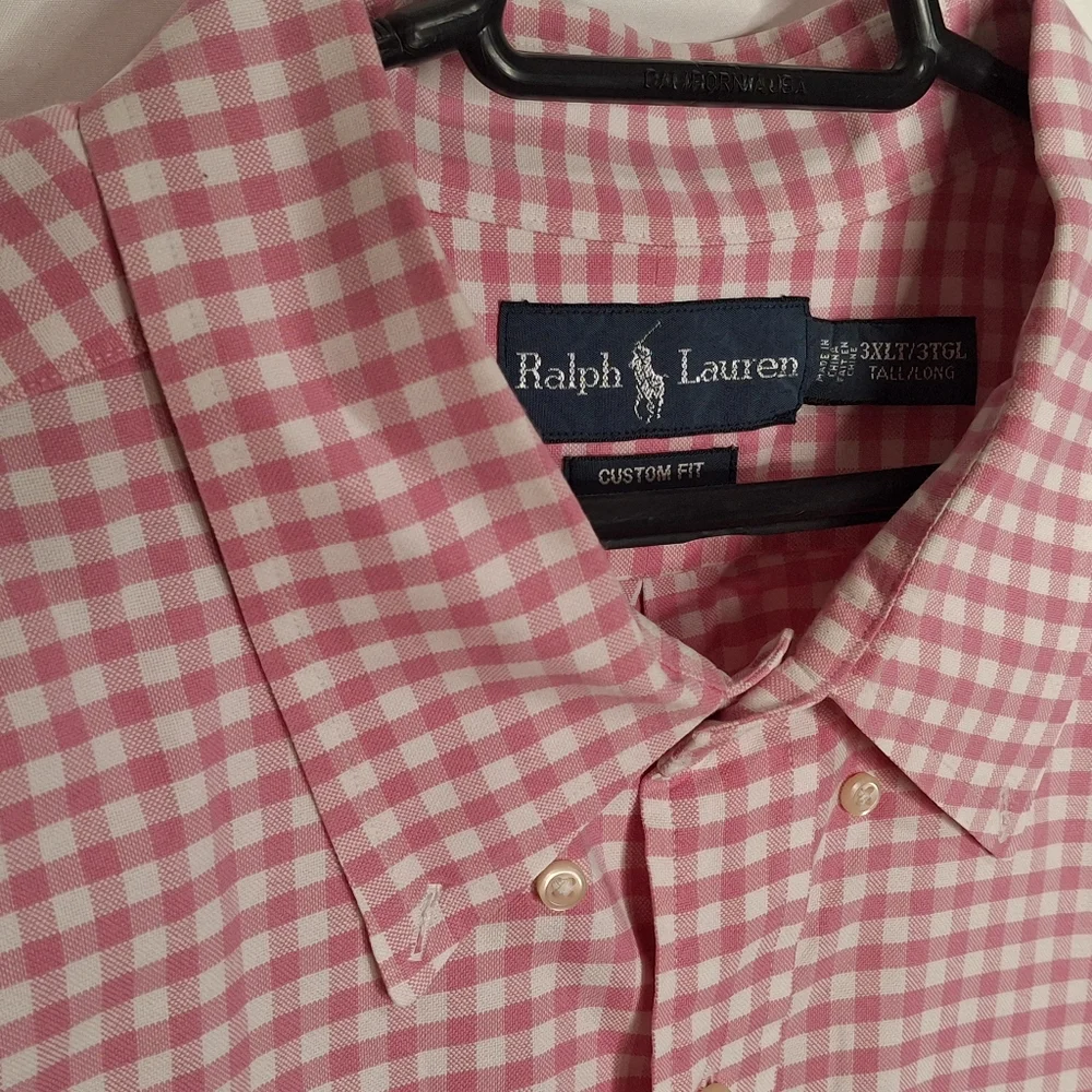 Ralph Lauren Button Down Size 3XLT Custom Fit - Picture 10 of 12